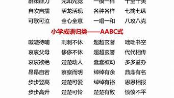 aabc的成语_aabc的成语有哪些成语