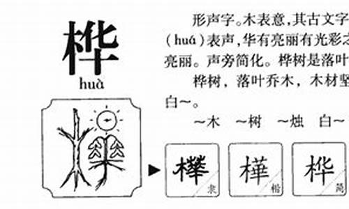 桦的拼音_桦的拼音字