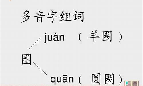 圈多音字组词_圈多音字组词组