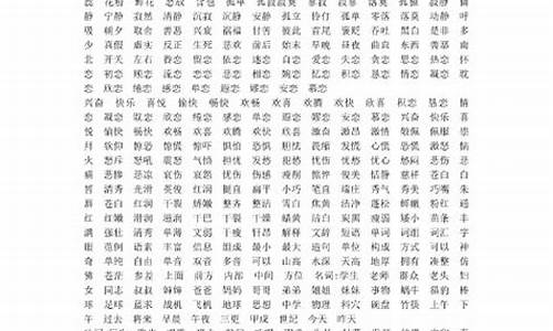 二字词语大全1000个_二字词语大全1000个不重复