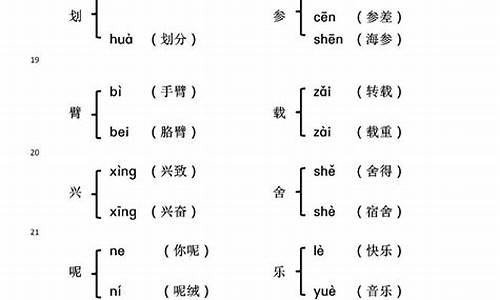 载的多音字组词_载的多音字组词组